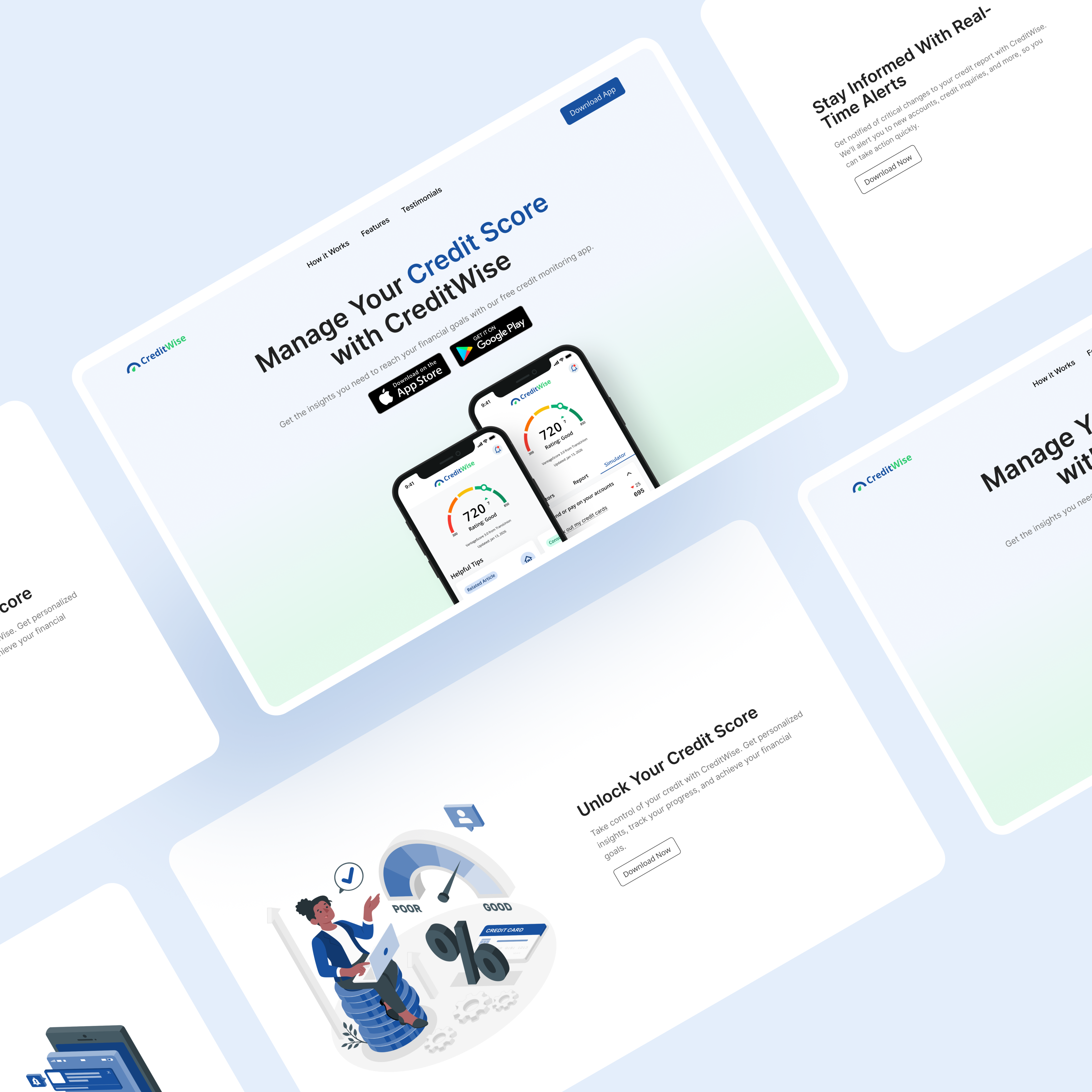 CreditWise Landing Page Image